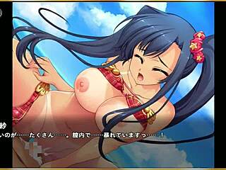 I'm obessed with Guan Yu's hot swimsuit in this anime ero scene