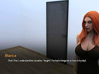 Oh, That Thicc Redhead Bombshell Bound on the Bed!