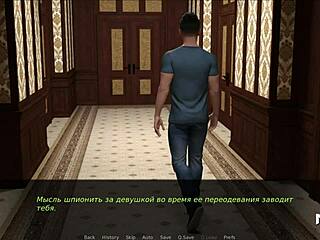 Peeping on anime girls in the manor