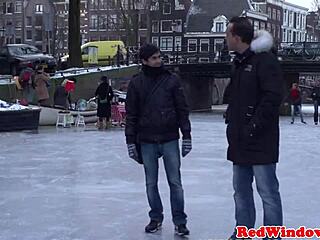 DUTCH Prostitute CUMMED On!