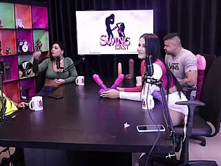 Monica Lima Reveals Tits After Husband Loses Jerk-Off Game.