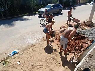 fada mel and paty bumbum build a fetish pool with el toro de oro