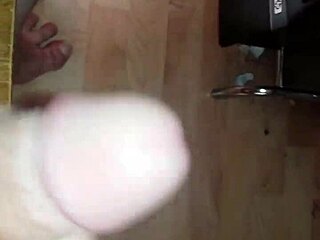 It's just me here, stroking slowly alone in the room.