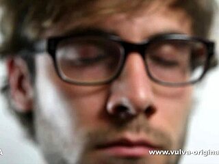 Enjoying the taste of her sweet juice.