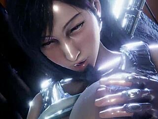 Tifa Craves Wild Gangbang Action with Intense Doggystyle Choking