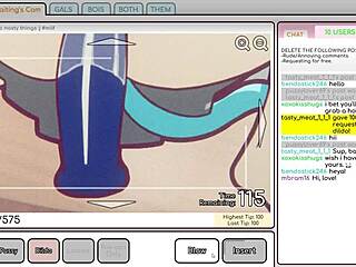 nicole risky job hentai game pornplay ep 3 playing with a huge dildo on cam