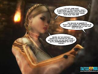 big tits teen sucks big cock in 3d comic