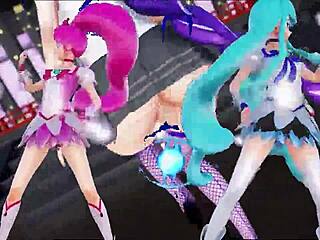 Gooning Compilation PMV with Wild 3D Anime Action.