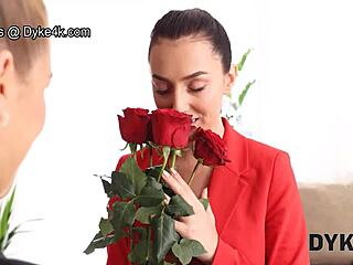 dyke4k girls explore pantyhose and intimate touches in a steamy encounter.