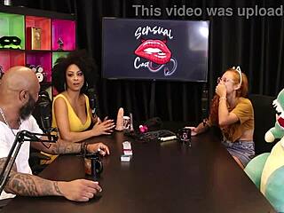 Redhead gets her ass searched and fucked in the game