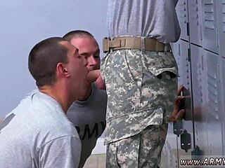 a group of fat gay guys undergo extra training in a butt-focused porn movie for newbies