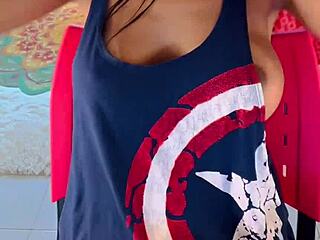 want to taste this natural tit's little nipple? it's making my mouth water