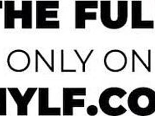 jennifer jacobs gives deep throat blowjob to stepbro with fingering and natural tits