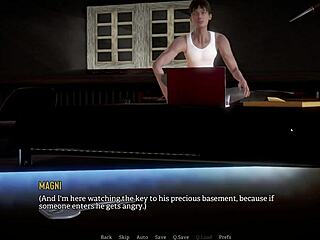 in this anime story, the babe with big tits plays a game with her not sister