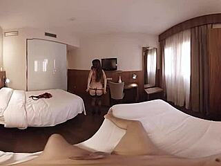 Vr Porn Brunette Gets Fucked By Big Cock In Hotel Room