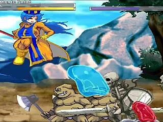 Yo, Queen Axe hentai pornplay ep 5 is wild with dragon quest priest sex parody! 🔥