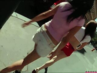 Nasty pussies love fucking in the car! Doggy and blowjobs everywhere!