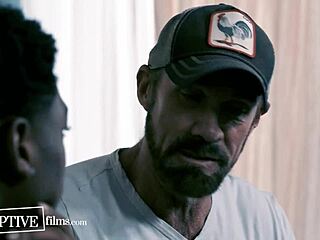 i seduced and fucked that hot ebony jock, interracial rough deepthroat with big black cock