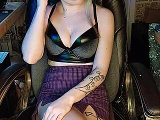 Whore Given Cigarette To Smoke In Fetish Scene