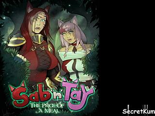 sab n tay big tits lesbians caught fucking and eating pussy in the forest lingerie