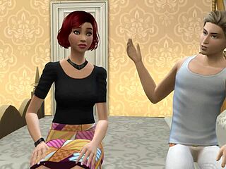 stepson enters bathroom where stepmother is showering