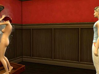 stepson enters bathroom where stepmother is showering