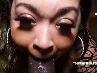 Belaquis nasty freak gets pounded by The God3rdleg in the hood