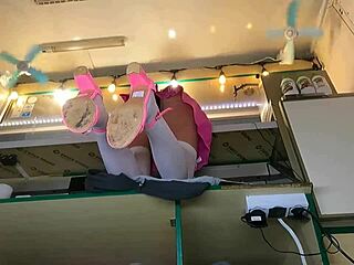 Boss removes Alice's panties at the office