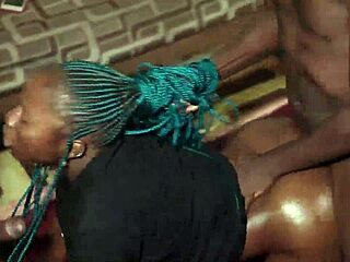 hardcore doggystyle pounding on african teenage girls in wild group compilation for raw thrills