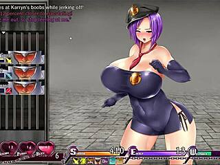 Karryn's Prison RPG hentai ep 6 shows the chief jerking two eager guards in jail