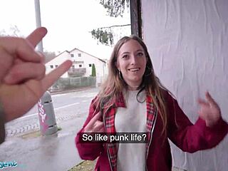 Public Agent Fucks Spanish Punk Babe Venom Evil in Open Street