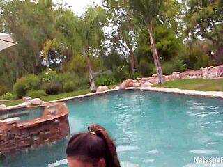 natasha nice and alison tyler get intimate behind the scenes, exploring each other's big tits and asses in a hot lesbian encounter.