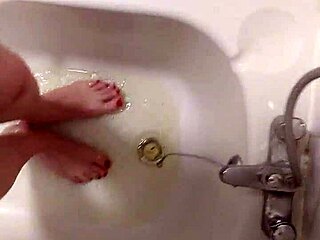 pissing in my pajamas all over my feet