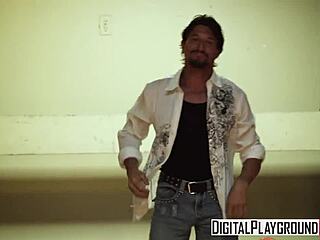 blonde teen 18+ riley steele skips dating drama for rough tight action on digital playground