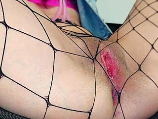 slave man licks my tight pussy wild.