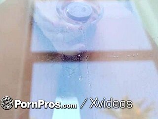 blonde bombshell demands her morning monster cock in the shower