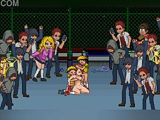 school dot fight full gallery in anime style