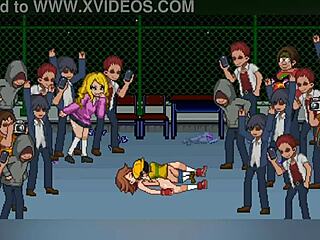 school dot fight full gallery in anime style