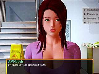 माय न्यू फैमिली 402: इरोटिक कार्टून गेम में ब्रूनेट की बड़ी गांड