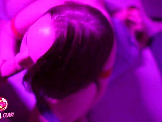 Bubble Booty Girl Sensual Doggystyle and Spanking - Orgasm Closeup