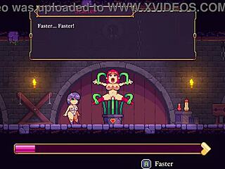 Scarlet Maiden Hentai Game With Bound Redhead Threesome