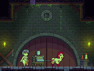 Scarlet Maiden Hentai Game With Bound Redhead Threesome