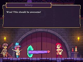 Scarlet Maiden Hentai Game With Bound Redhead Threesome