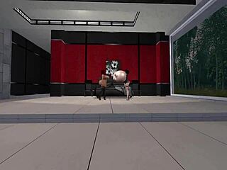 Jenn fucks Maggie in the bedroom with big tits