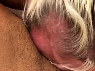 Hey, wanna see me suck and ride this huge interracial cock at the party?