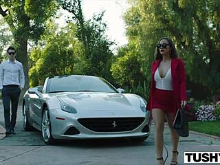 अबीगेल मैक किचन में वाइल्ड एनल के लिए गोता लगाती है