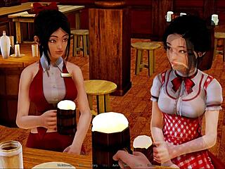 Harem hotel 174 with anime hentai game in hotel setting.