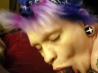 Lyrik Allure's First Dp In Studios Pov - Sloppy Blowjob Action