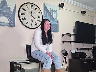 Casting interview involves piss drinking and blowjob