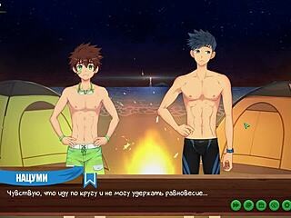 Game Friends Camp Episode 19: Night Swimming With Russian Voice Acting.